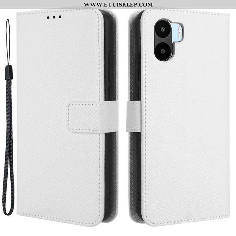 Skórzany Futerał do Xiaomi Redmi A1 z Łańcuch Wybór Paska